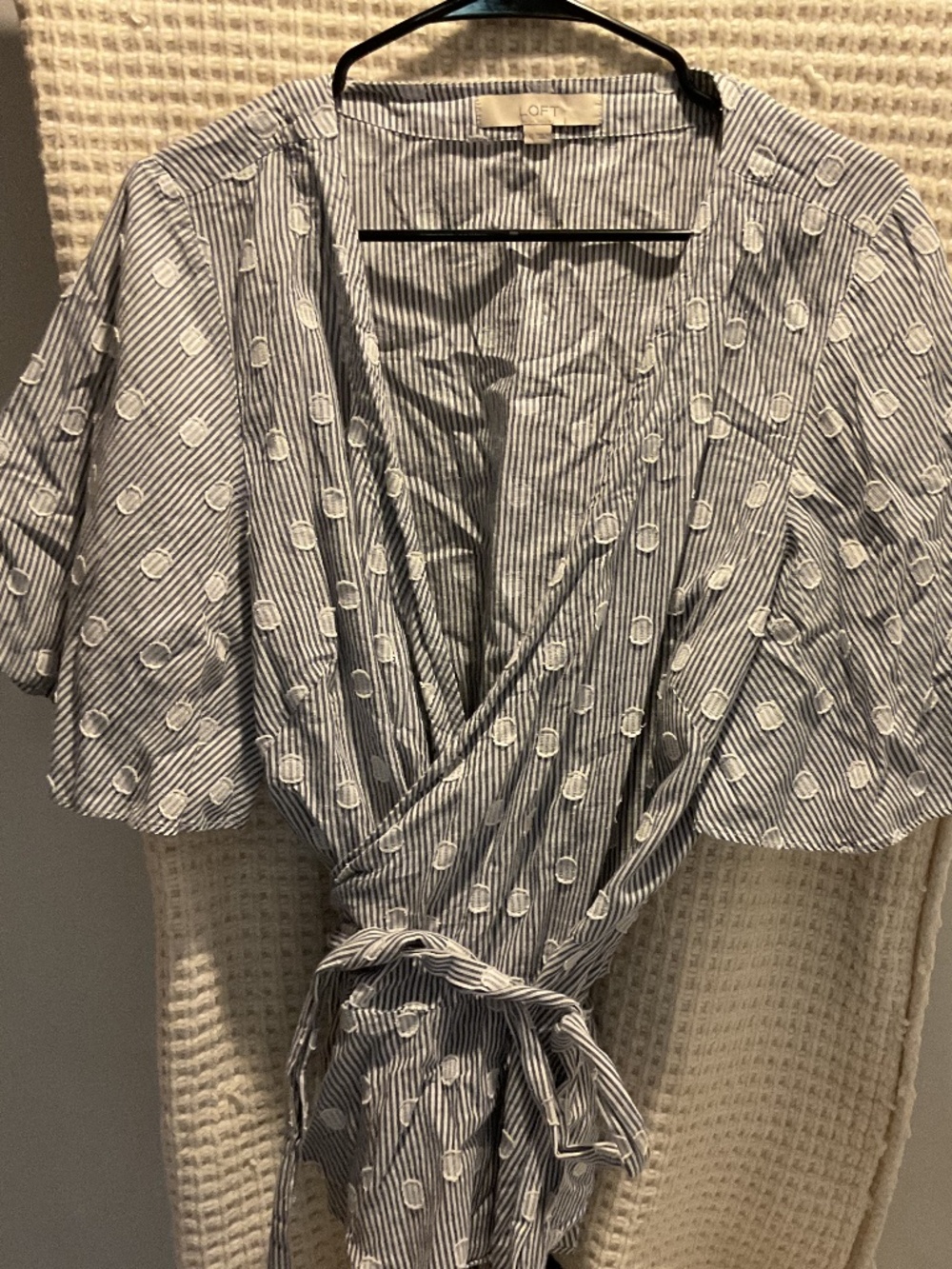 Y2k wrap top.   LOFT XL